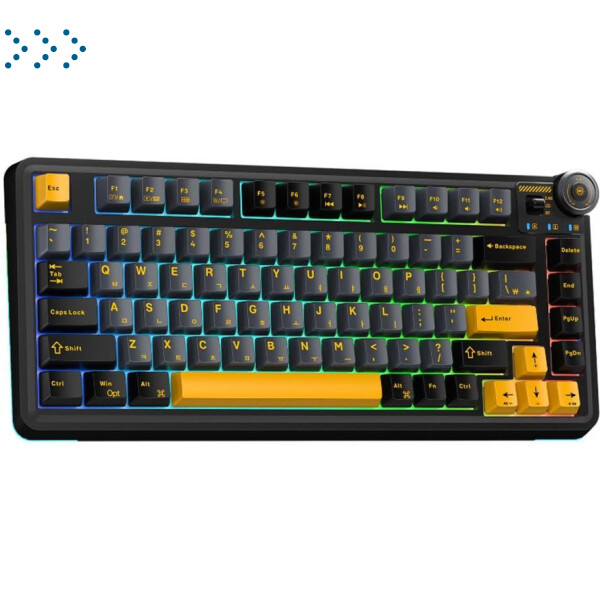 Клавиатуры AULA F108 Gray-Orange-Deep Gray